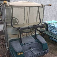 Golf Buggy with water proof fixed cover