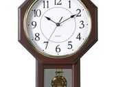Pendelum Quartz Wall Clock Brass Bezel Brass Pendelum Works. Best On Alkaline Batteries Collection can be arranged in Galway City Centre Area
