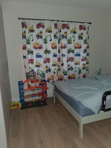 kids curtains and matching single duvet