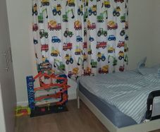 kids curtains and matching single duvet