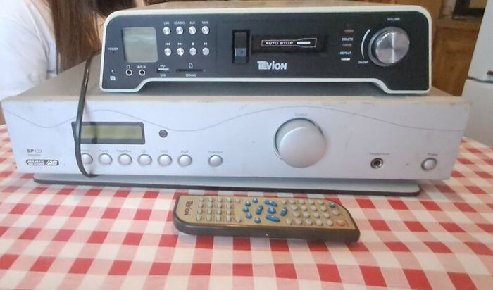 Sony Minidisc deck, CD player and Amp