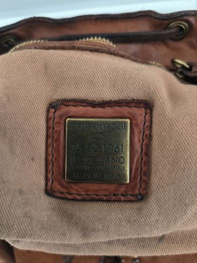 Campomaggi leather backpack