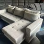 Grey corner sofa bed Couch Image 6