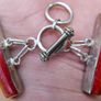 Vintage Red Fossilized Coral .925 Sterling Silver handcrafted Large Bali Bracelet and Red Coral Horn Pendant Necklace Image 10