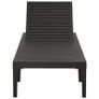 Sun Lounger Plastic Anthracite Image 3