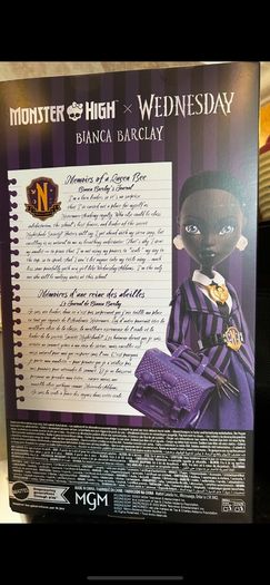 Monster High Wednesday Bianca Barclay Doll
