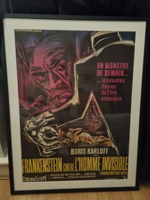 Frankenstein vintage movie poster