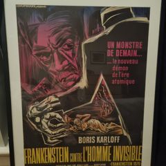 Frankenstein vintage movie poster