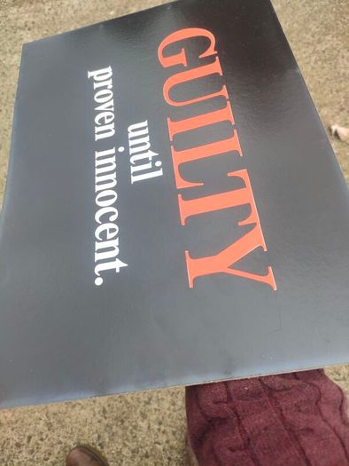 NI Vintage Anti Establishment Sign