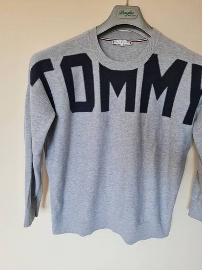Tommy hilfiger Vivie crew neck jumper Size xs grey ptp 23" in excellent condition