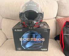 LS2 Advant X Carbon motorbike helmet