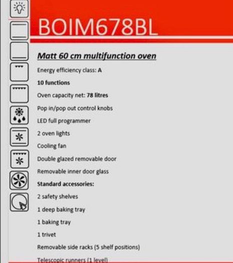 Multifunction Oven