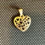 14ct Gold Heart Pendant stamped 1g Image 3