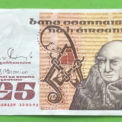 Irish Five Pound Punt Note