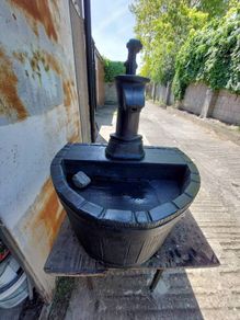 Half Barrel Water Feature