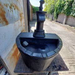 Half Barrel Water Feature