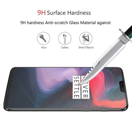 For OnePlus 6T / 1+6T - Premium Tempered Glass Screen Protector Guard Film - FHTOP6TTG