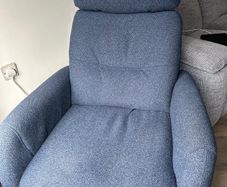 Electric recliner swivel armchair