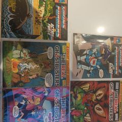 Transformer and ghost buster comics