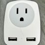 Adapter - US to UK with 2 USB Image 2