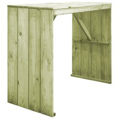Bar Table 130x60x110 cm Impregnated Pinewood