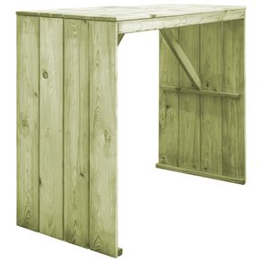 Bar Table 130x60x110 cm Impregnated Pinewood