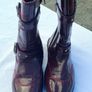 New Dunnes Girls Long Burgundy Boot Size 10 Image 6