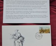 Stamps Year of the pig (2007) and Somme anniversary (2006)