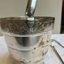 Price drop Vintage Epns Silverware Ice bucket , strainer & tongs. Image 3