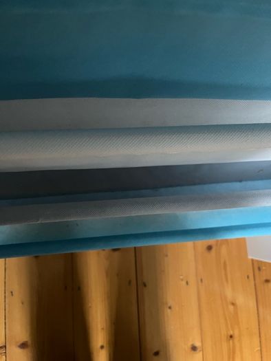 Kids Wooden and Fabric Sling Bookcase Woodland Night Sky Theme
