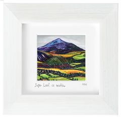 Sugar Loaf, Co. Wicklow. Mini framed print by artist Helen Mathews