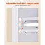 Bathroom Wall Cabinet, with 2 Doors & Adjustable Shelf, Over the Toilet Storage Medicine Cabinet Wall Mounted, Hanging Organizer with Open Image 2