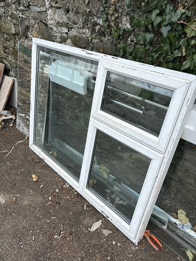 window and shower door