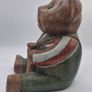 Two woodenc teddy bears Image 8
