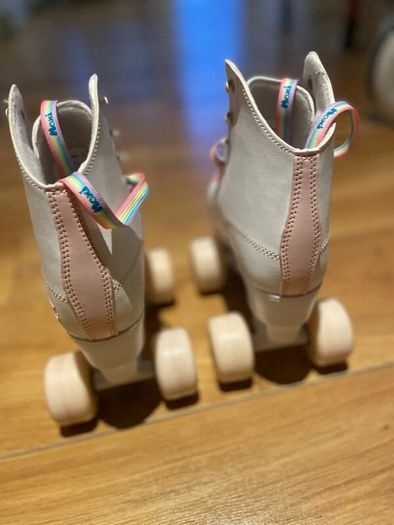 SFR Figure White Roller Skates (UK 2 / EU 34) - Almost NEW