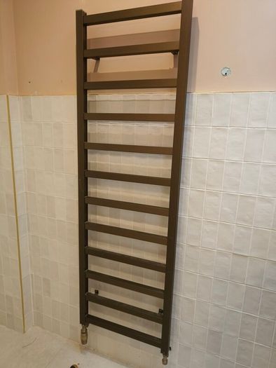 Bathroom Towel Warmer Radiator, Bronze