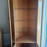Rossmore corner glass display cabinet, sideboard and music system unit. Image 2