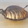 Vintage shell-shaped platter for serving butter or caviar Image 3