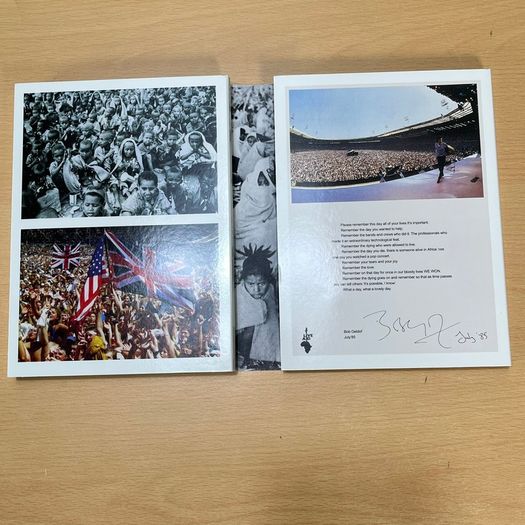 Live Aid DVD Boxset 1985 4 Disc Set 2004 Concert + Booklet + Slipcase - Region 1