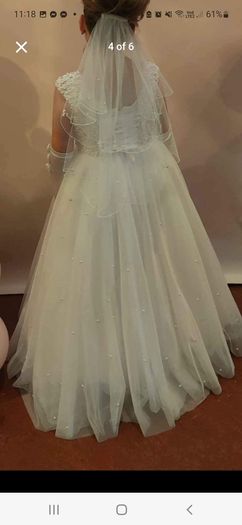 Stunning girls communion dress fury godmother