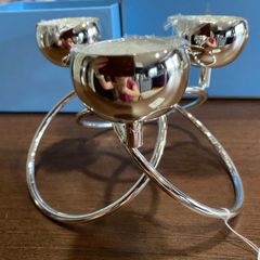 Newbridge Silverware, 3 candles tealight holder, Celtic.