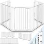 XL metal 540 cm  Fire Guard Safety Gate  stove protection grille foldable |Configuration grid incl. 9 elements Image 3