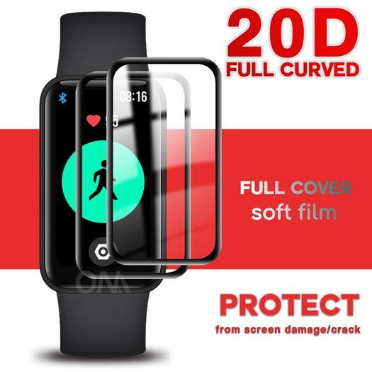 Screen Protector Cover for Xiaomi Redmi  Band  Curved Edge Soft Protective Film for Redmi Band (Not Glass)