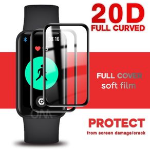 Screen Protector Cover for Xiaomi Redmi  Band  Curved Edge Soft Protective Film for Redmi Band (Not Glass)