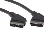 Scart Male to Male Cable Lead - TV DVD VCR