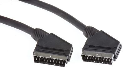 Scart Male to Male Cable Lead - TV DVD VCR