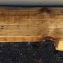 Rustic floating stove mantle / shelf Image 5