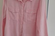 ladies Zara pink shirt with front pockets