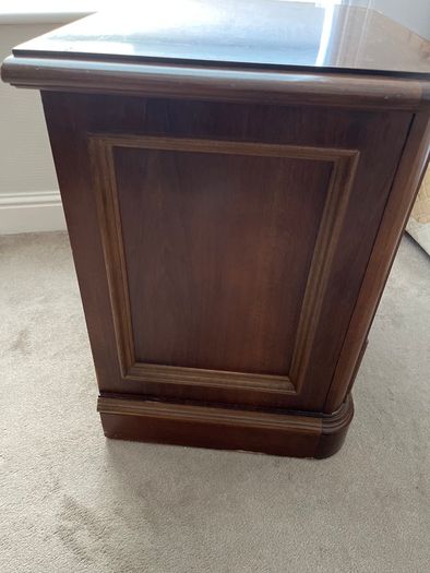Two large bedside tables / lockers