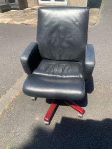 Office Leather Swivel Chair